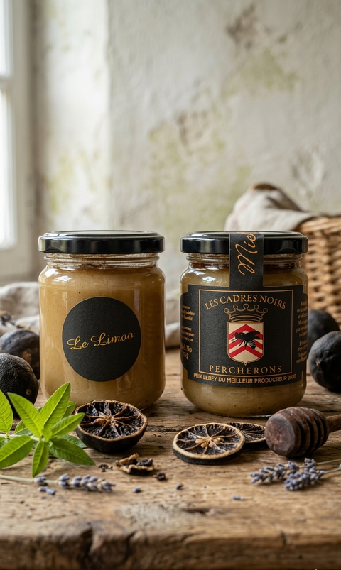 Miel au citron noir