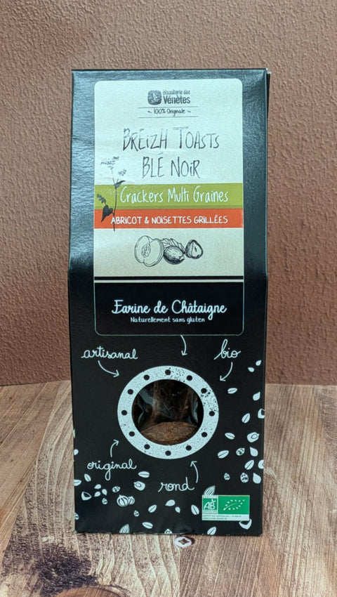 Crackers Multigraines Abricot & Noisettes Grillées