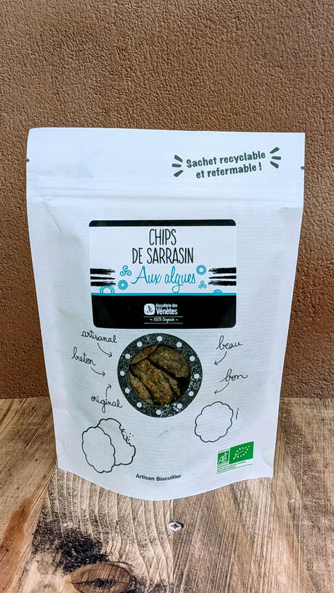 Chips de sarrasin aux algues