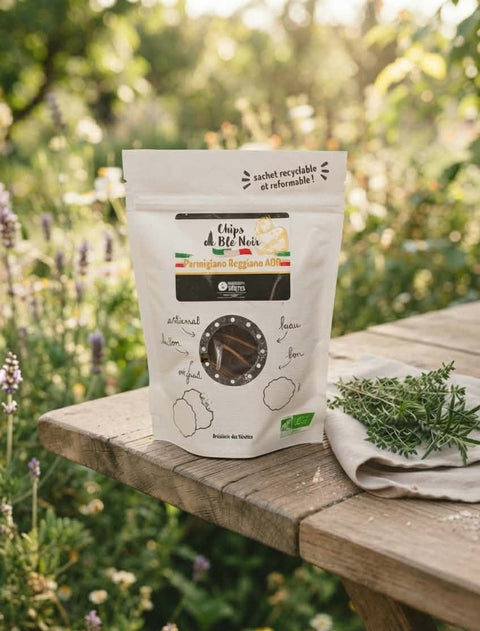 Chips de Blé Noir au Parmigiano Reggiano AOP