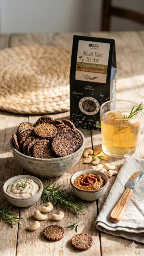 Crackers Multigraines Noix de Cajou & Romarin