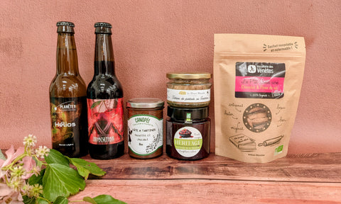 Box gourmande Hedona à Trangé, sélection de produits du terroir et créations artisanales à offrir ou à s’offrir.
