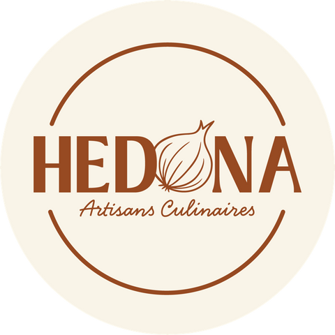 Logo complet de l’épicerie Hedona à Trangé, commerce local associant épicerie fine, supérette, produits locaux et service traiteur fait maison près du Mans.