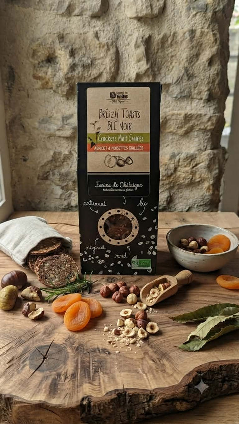 Crackers Multigraines Abricot & Noisettes Grillées